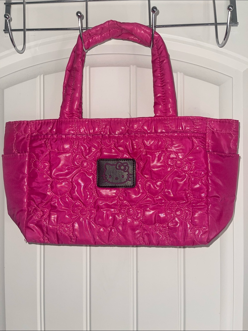 Hello Kitty Quilted Puffer Tote